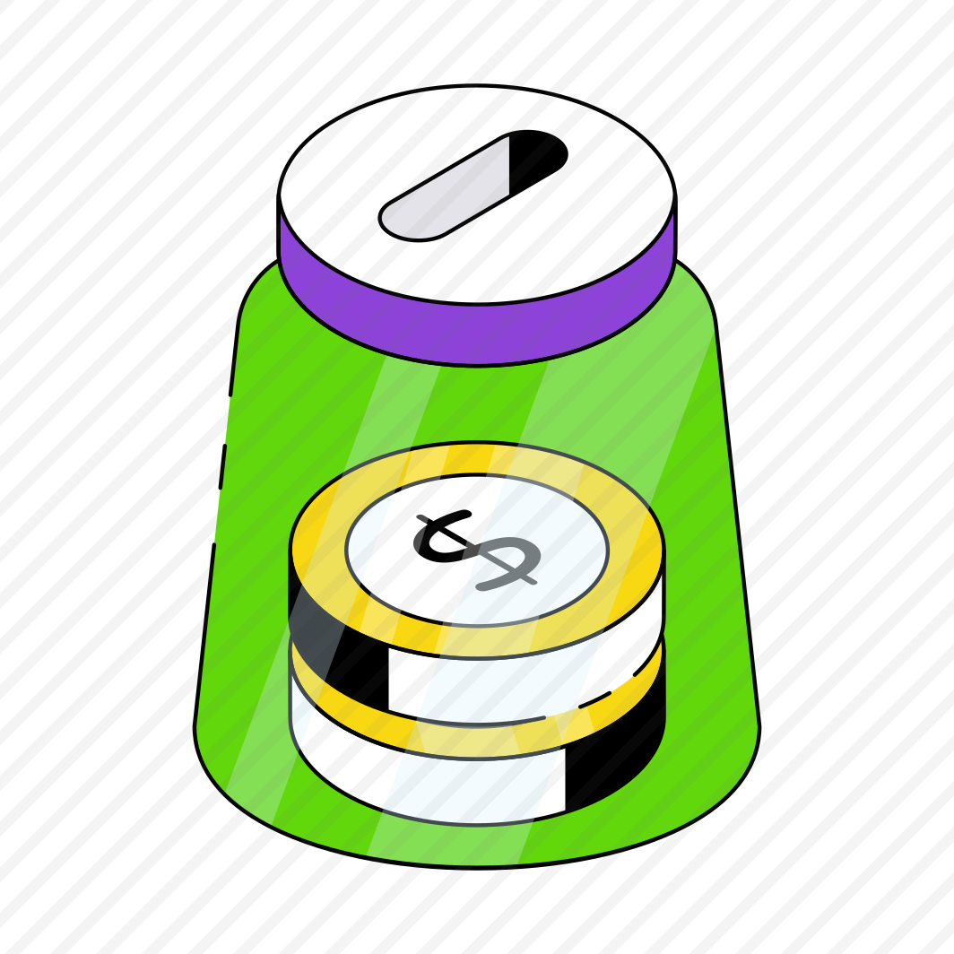 Money Jar, Money Box, Money Collection, Coins Jar, Coins Box preview