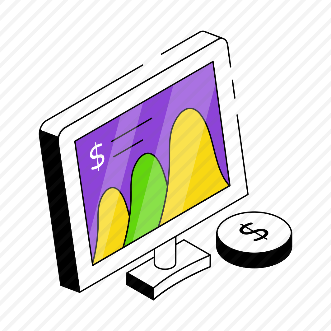 Online Data Analytics, Online Infographic, Online Statistics, Financial Chart, Financial Report  preview