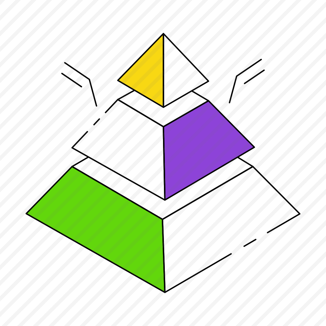 Pyramid Chart, Pyramid Graph, Data Analysis, Infographic, Statistics,  preview