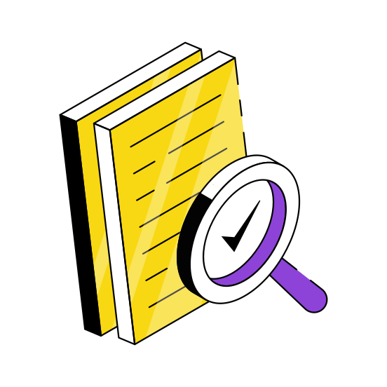 Search Paper, Search Document, Paper Analysis, Doc Analysis, Document Exploration  illustration