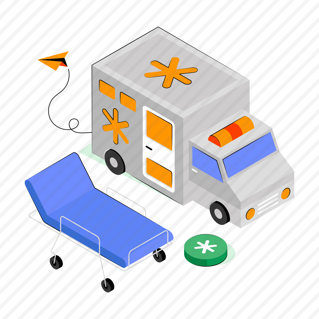 Ambulance, Medical Transport, Medical Vehicle, Automobile, Automotive,  preview