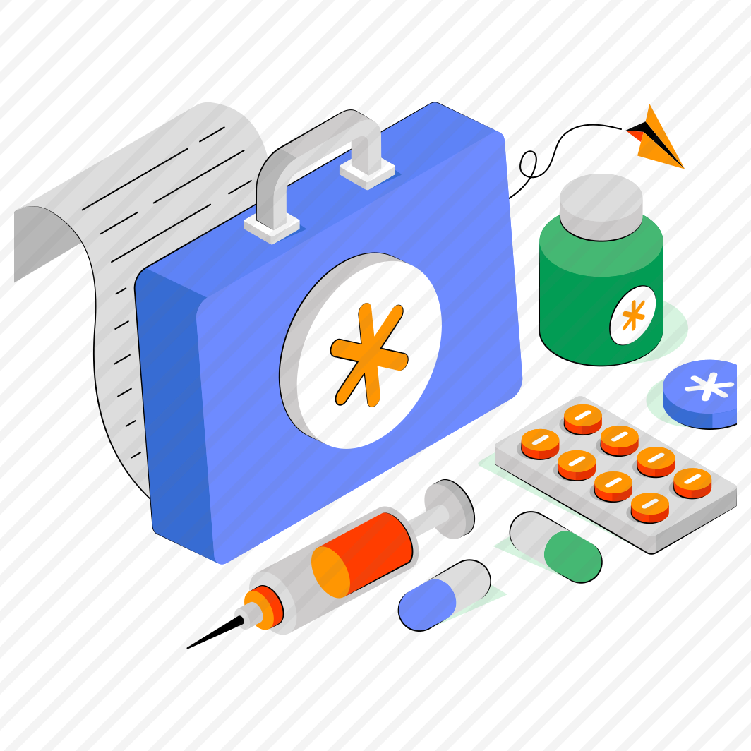 First Aid Kit, First Aid Bag, Doctor Briefcase, Doctor Bag, Medical Kit preview