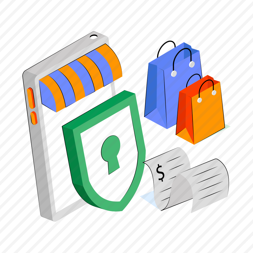 Secure Mobile Shopping, Eshopping, Ecommerce, Online Shopping, Buy Online preview