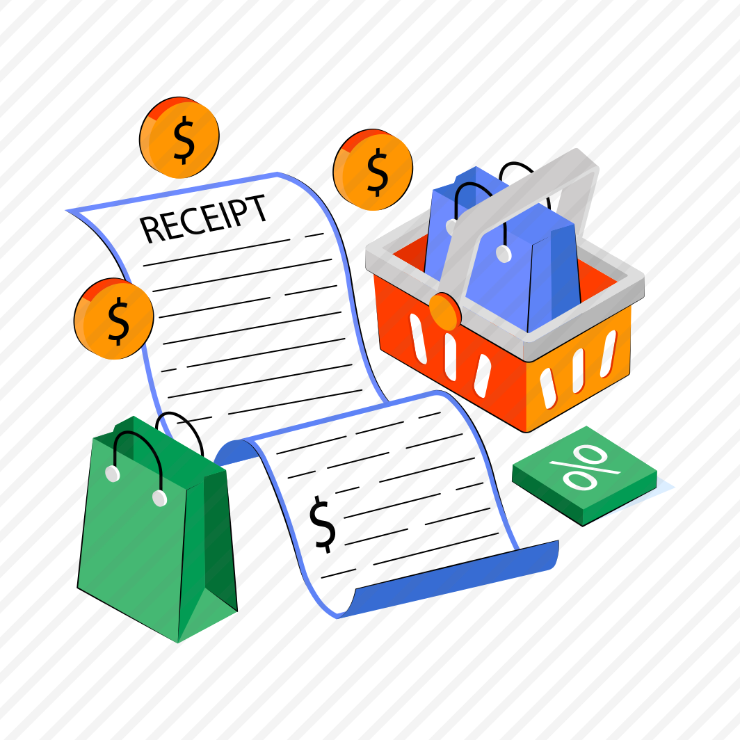 Shopping Bill, Invoice, Receipt, Payment Slip, Commerce  preview