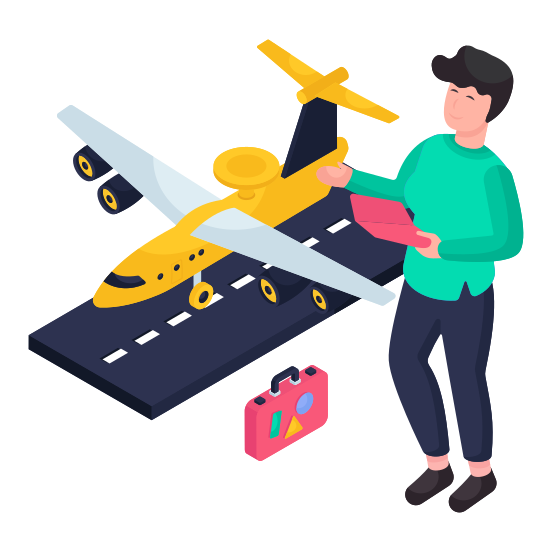 Airplane Runway, Airjet, Airline, Flight, Plane illustration