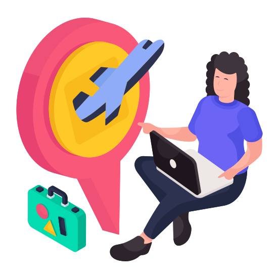 Flight Location, Direction, Gps, Navigation, Geolocation illustration