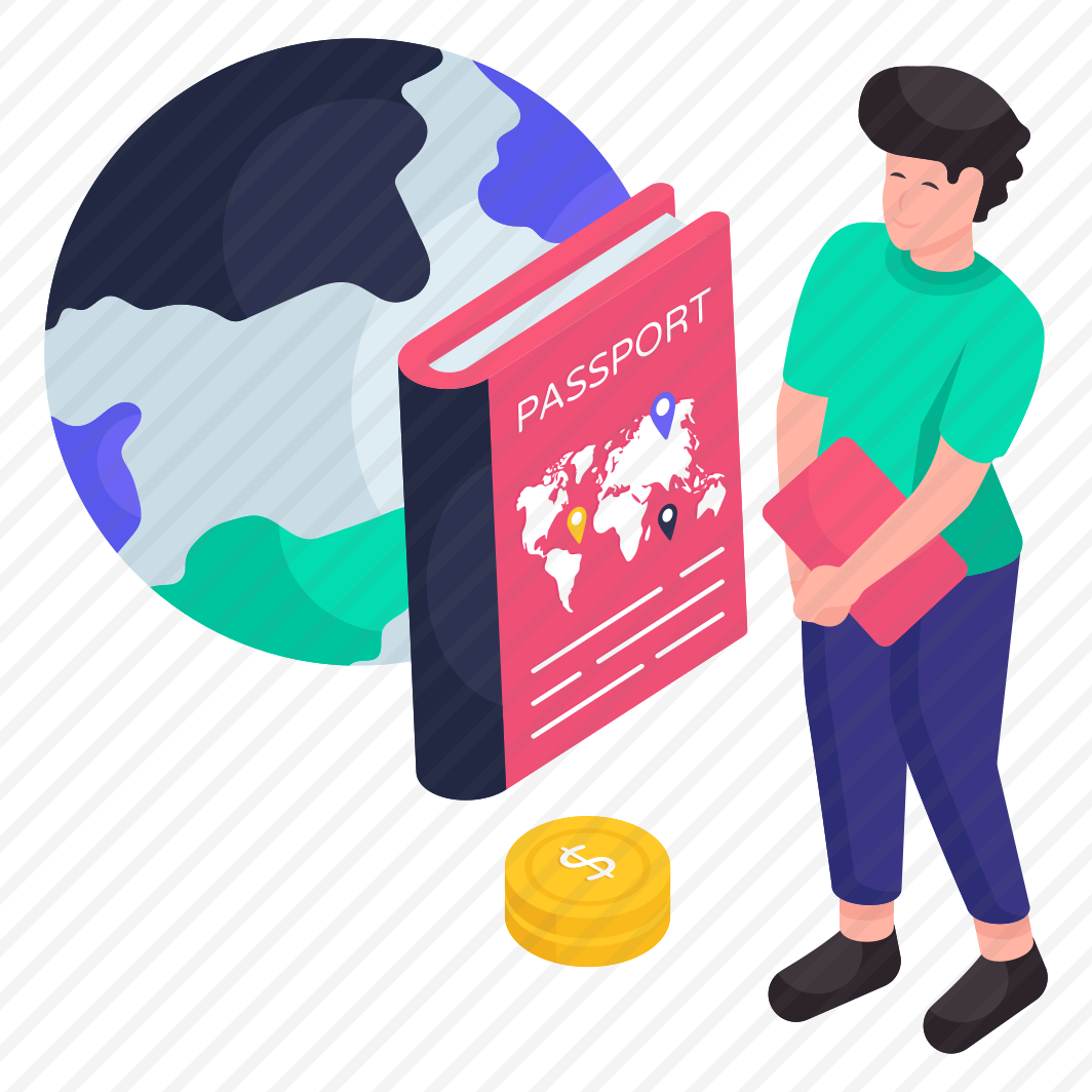 Travel Passport, Visa, Permit, Travel Pass, Identity Pass preview