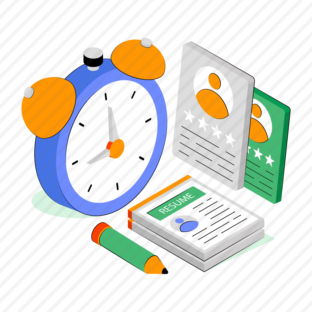 Employment Time, Recruitment Time, Job Time, Work Time, Hiring Time preview