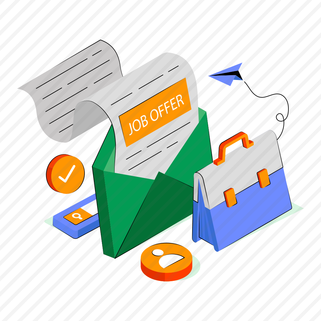 Job Offer Letter, Employment Letter, Offer Letter, Envelope, Mail  preview