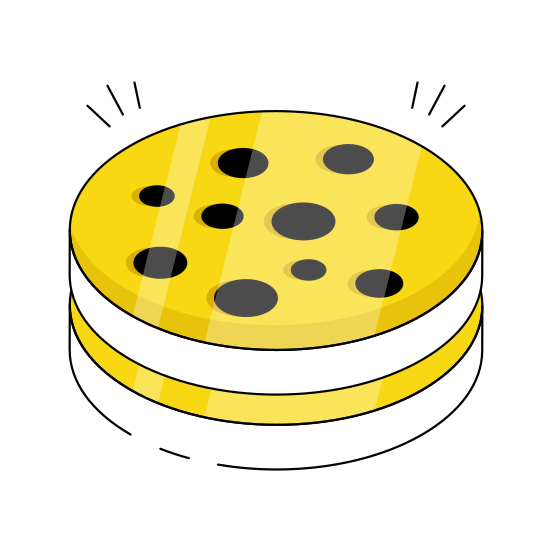 Biscuit, Snack, Breakfast, Edible, Cookie  illustration