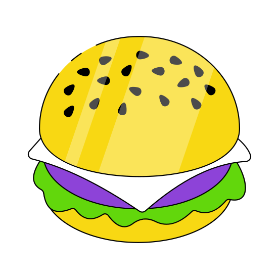 Burger, Fast Food, Junk Food, Edible, Cheeseburger,  illustration