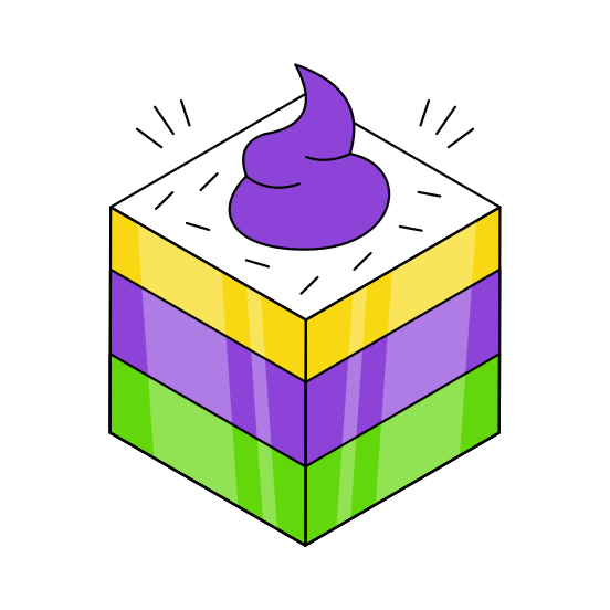 Cake, Edible, Snack, Edible, Bakery Item,  illustration