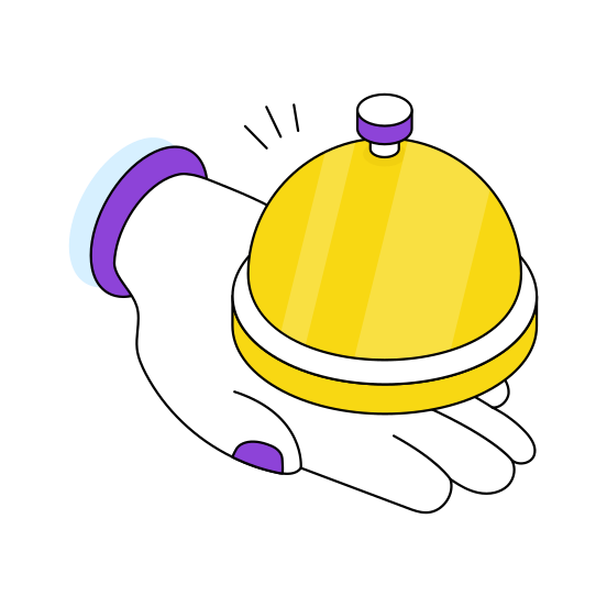 Cloche, Food Service, Platter, Dish Cover, Dish Lid,  illustration