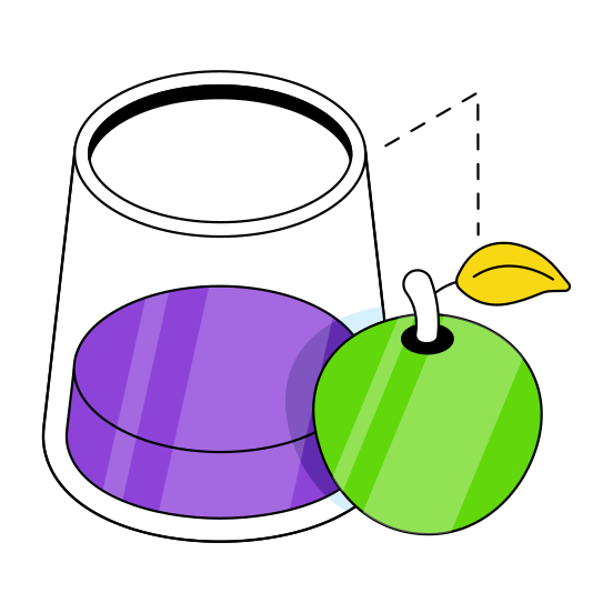 Drink Glass, Cocktail, Apple Juice, Juice Glass, Glassware,  illustration