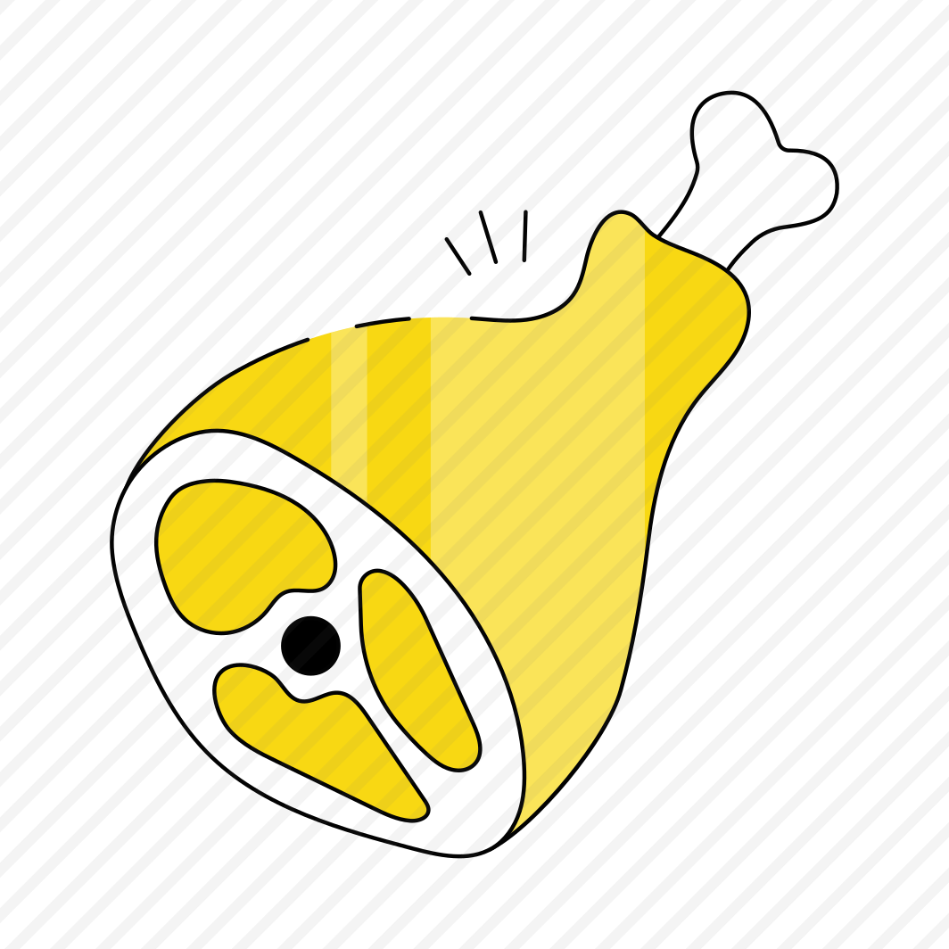 Drumstick, Ham, Fast Food, Junk Meal, Edible  preview