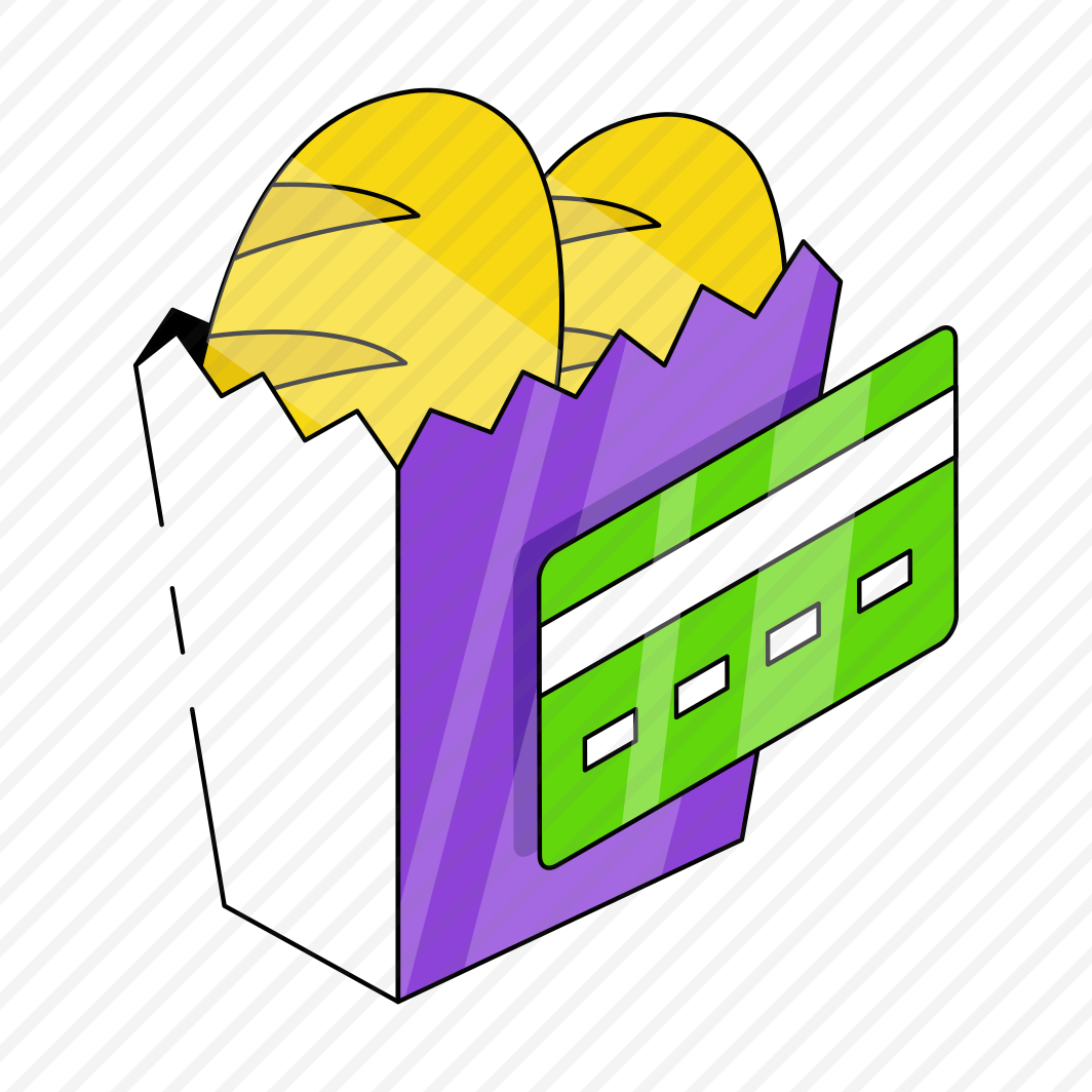 Food Payment, Card Payment, Digital Payment, Commerce, Secure Payment  preview