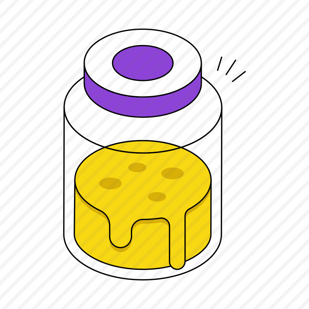 Honey Jar, Honey Bottle, Honey Pot, Honey Preserve, Glass Bottle  preview