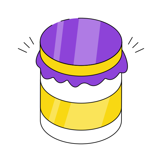 Jam Bottle, Marmalade, Jam Jar, Pickle, Dessert  illustration