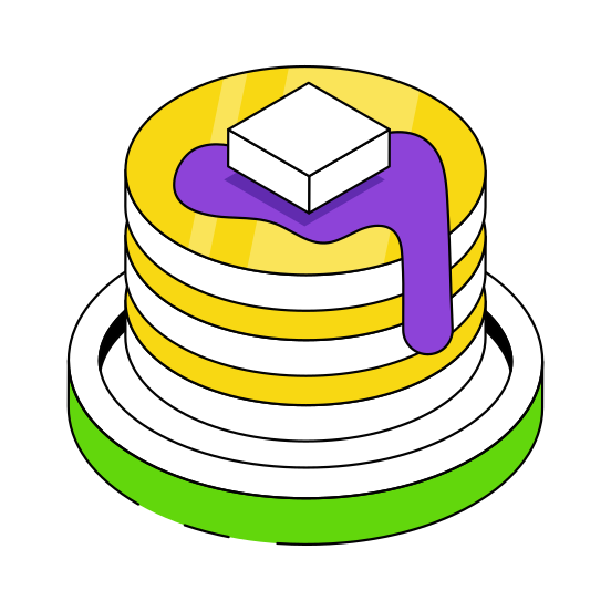 Pancake, Edible, Party Cake, Candle Cake, Bakery Item,  illustration