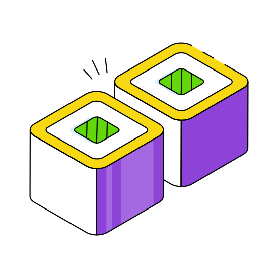 Sushi, Nigri, Tekka Maki, Food, Meal illustration