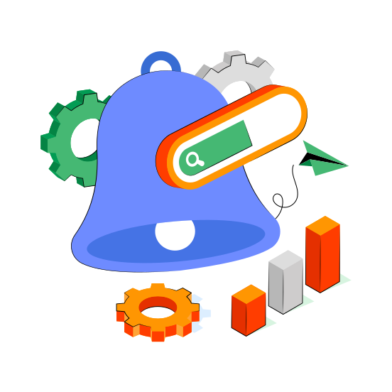 Bell, Notification, Chime, Gong, Alarm illustration