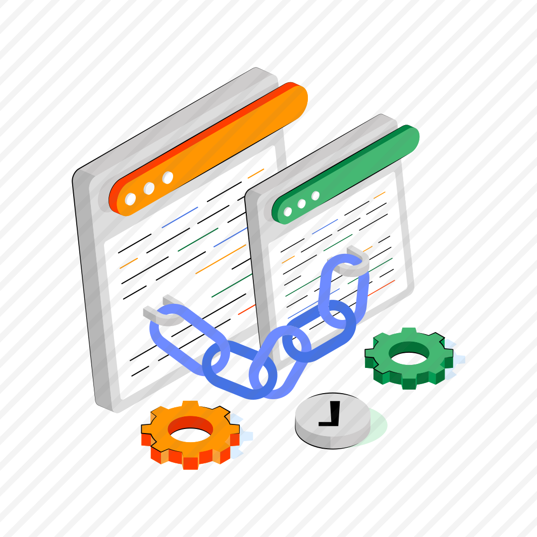 Linked Website, Online Linkage, Hyperlink, Chainlink, Linked Webpage  preview