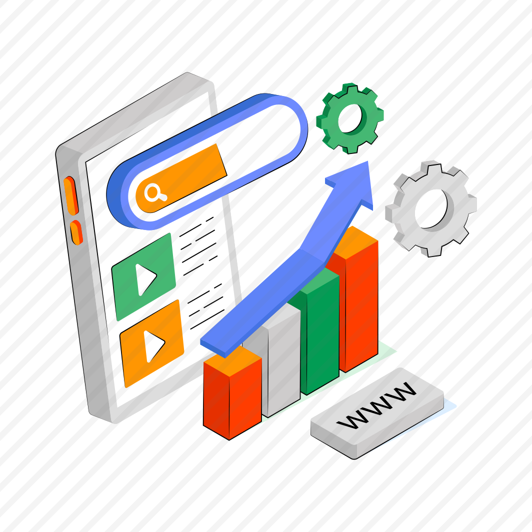 Mobile Chart, Mobile Graph, Mobile Data Analytics, Infographic,  Statistics  preview