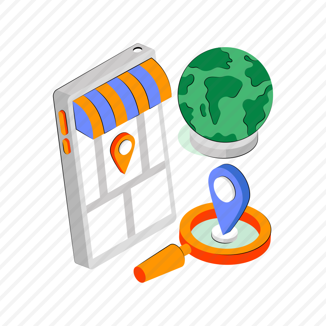 Mobile Map, Mobile Location App, Mobile Direction, Gps, Mobile Navigation,  preview