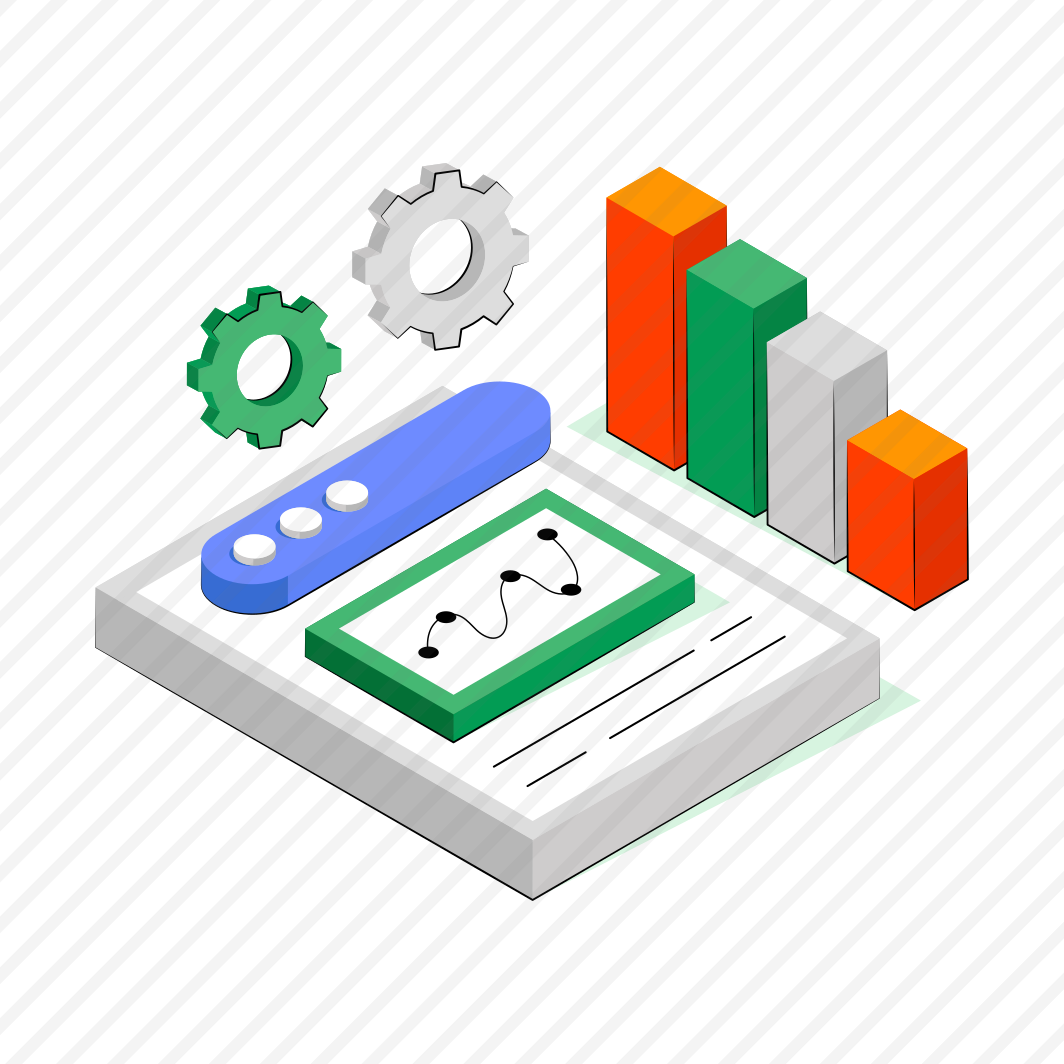 Online Chart, Online Graph, Data Analytics, Infographic, Web Statistics  preview