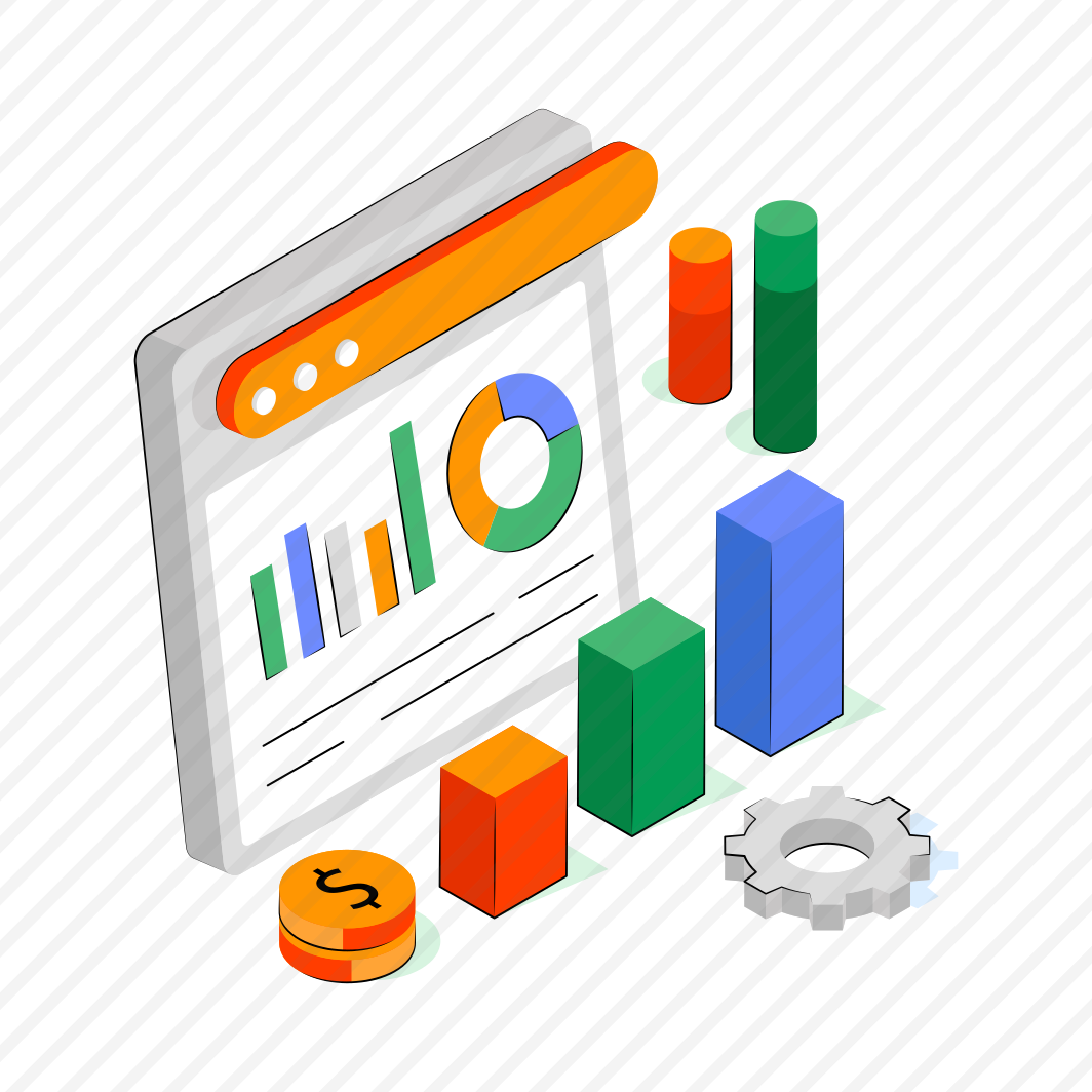 Online Chart, Online Graph, Data Analytics, Web Infographic, Web Statistics  preview