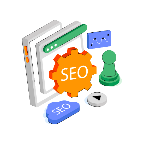 Seo, Search Engine Optimization, Seo Website, Seo Setting, Seo Configuration  illustration