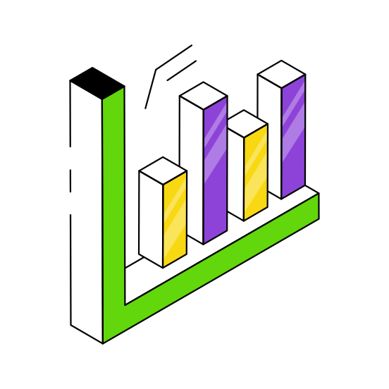 Bar Chart, Bar Graph, Data Analytics, Infographic, Statistics,  illustration