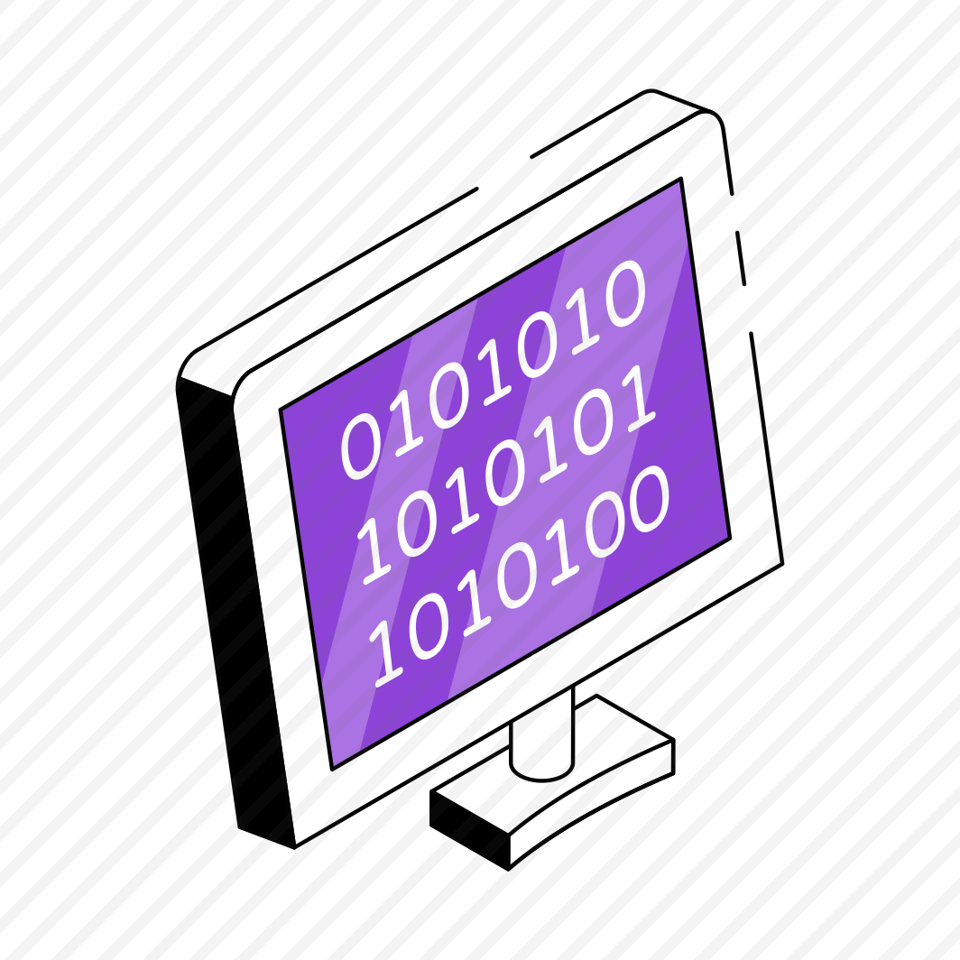 Binary Data, Binary Code, Digital Code, Online Coding, Numeric Code,  preview