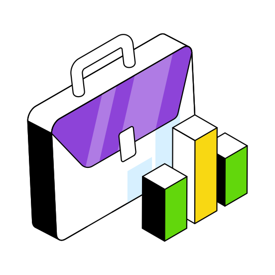 Business Bag, Employee Bag, Portfolio, Briefcase, Office Bag,  illustration