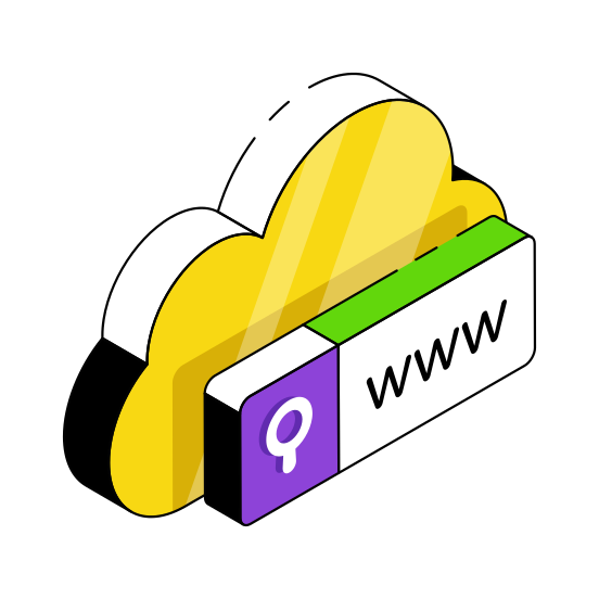 Cloud Browser, Cloud Network, Cloud Technology, Cloud Computing, Cloud Web illustration