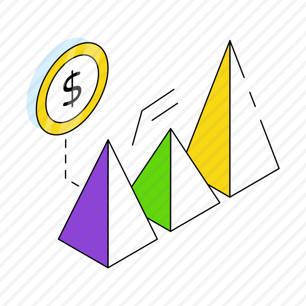 Data Analytics, Infographic, Statistics, Pyramid Chart, Pyramid Graph  preview