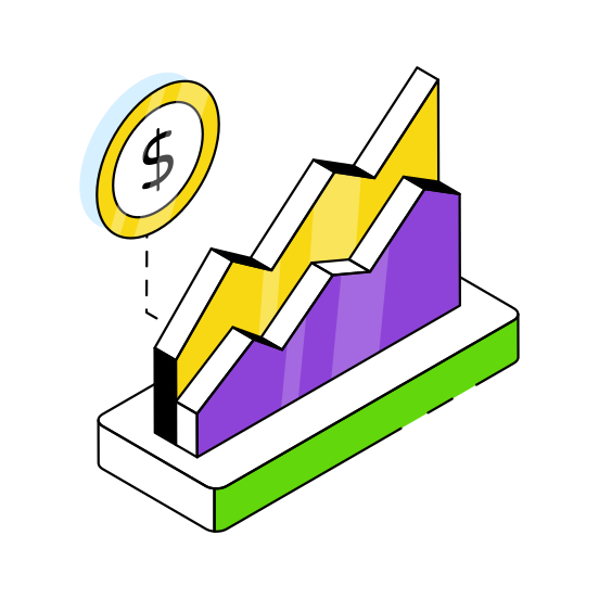 Mobile Data Analytics, Infographic, Statistics, Online Chart, Mobile Graph  illustration