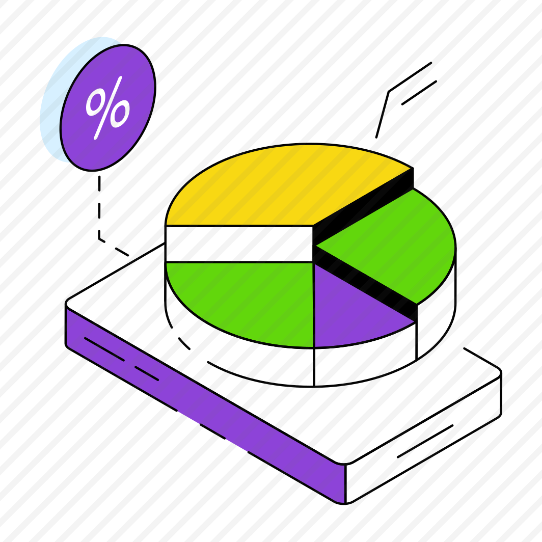 Mobile Discount Chart, Infographic, Statistics, Online Chart, Mobile Graph  preview