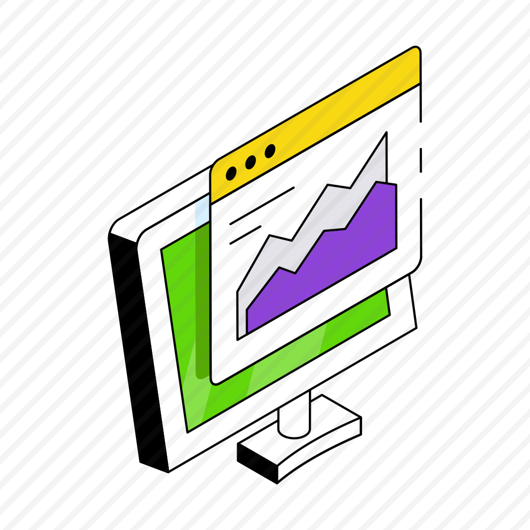 Online Data Analytics, Online Infographic, Web Statistics, Business Data, Online Chart preview