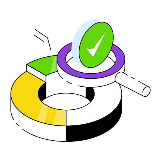 Pie Chart, Pie Graph, Data Analysis, Infographic, Statistics,  illustration