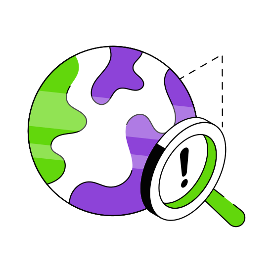 Search Error, Find Error, Error Analysis, Error Exploration, Global Error,  illustration