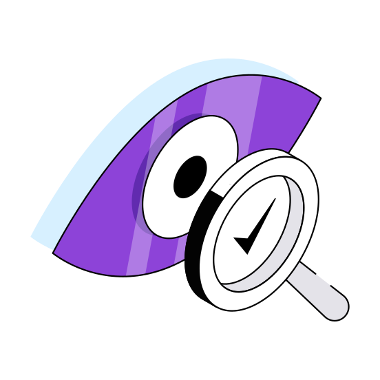 Search Monitoring, Search Inspection, Monitoring Analysis, Monitoring Exploration, Visualization  illustration