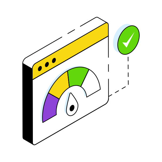 Web Speed Optimization, Internet Speed Test, Website Speed Test, Speed Analysis, Online Speed Test  illustration