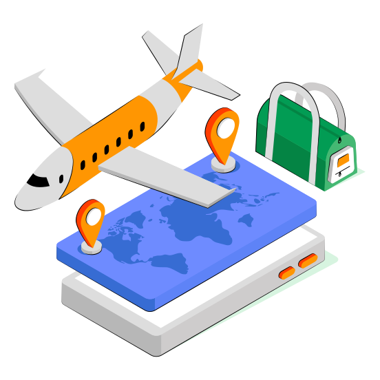 Airplane, Aeroplane, Airline, Flight Location, Plane  illustration
