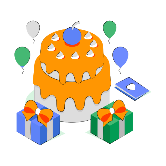 Cake, Edible, Cherry Cake, Bakery Item, Dripping Cake illustration