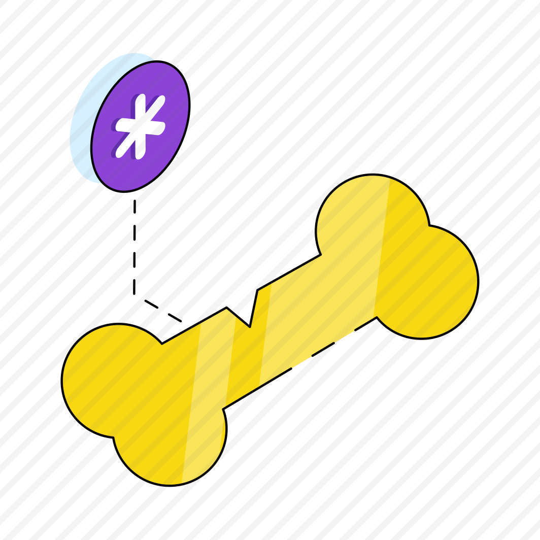 Broken Bone, Cracked Bone, Osteoporosis, Fracture Bone, Osseous Tissue  preview