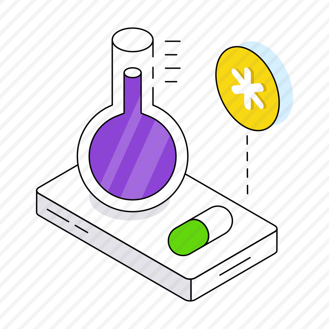 Chemical Flask, Lab Apparatus, Mobile Experiment, Lab Equipment, Laboratory Tool preview