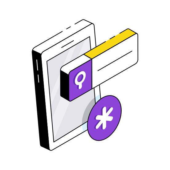 Media Research, Medical Analysis, Healthcare App, Mobile App, Search Box  illustration