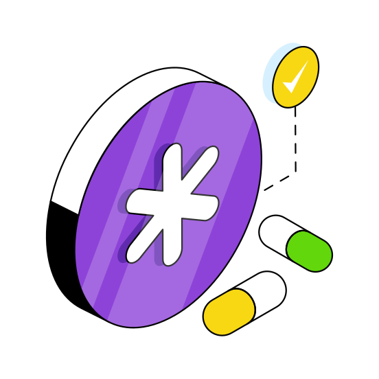 Medicine, Drugs, Lozenge, Pills, Capsules, illustration