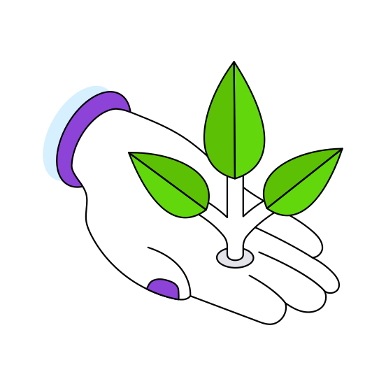 Mud Plant, Sprout, Growing Plant, Farming, Agriculture illustration